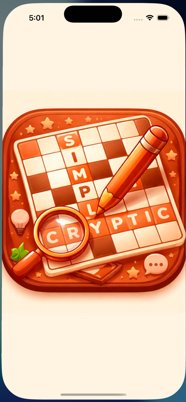 Simply Cryptic — official App Store screenshot 1
