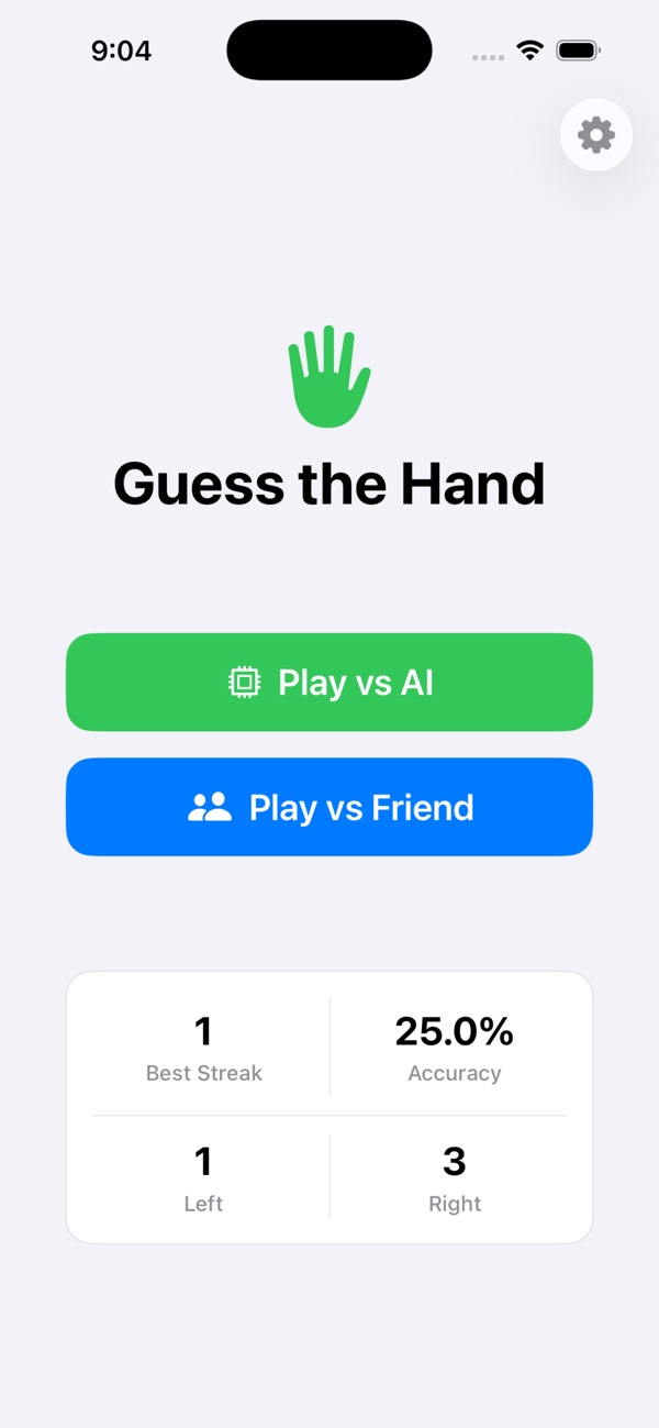 Simply Guess The Hand — official App Store screenshot 1