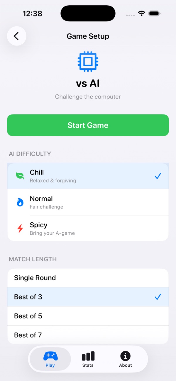 Simply Rock Paper Scissors — official App Store screenshot 2