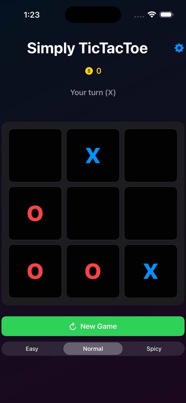 Simply Tic-Tac-Toe — official App Store screenshot 1